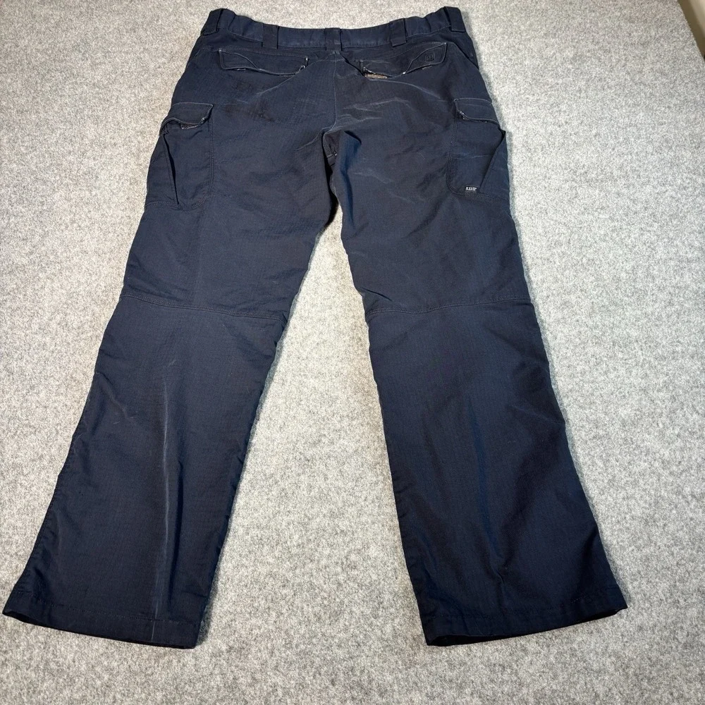 5.11 Tactical Cargo Pants Mens 39x30 Navy Blue Ripstop Utility Work Military